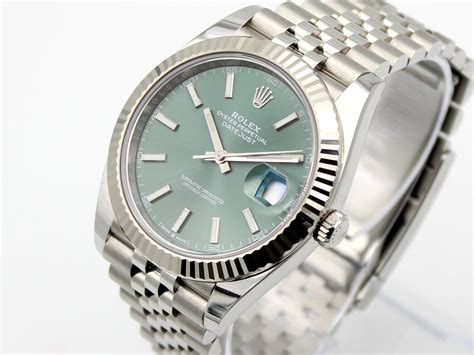 Rolex Datejust 41 green verde menta mint 